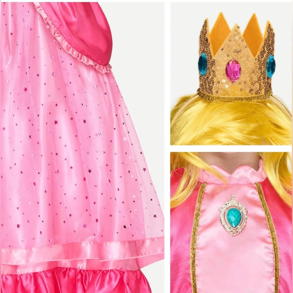Spooktacular Creations Princess Peach Costume | 3T